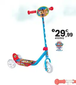 JouéClub La pat' patrouille - trottinette 3 roues offre