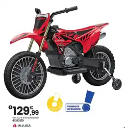 JouéClub Moto cross runruntoys dirt 6 v lithium offre