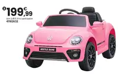 JouéClub New beetle dune rose électrique 12 v offre
