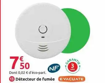 Mr Bricolage Détecteur De Fumée offre