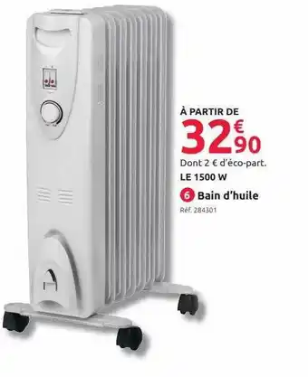 Mr Bricolage Bain D'huile offre