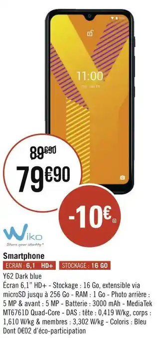 Géant Casino Smartphone offre