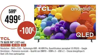 Toshiba tv qled 50’’ (127 cm)