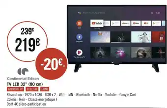Tv led 32’’ (80 cm)