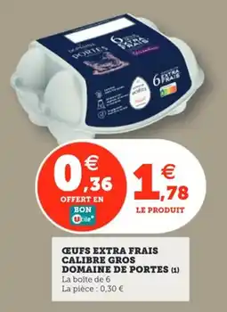 Utile Ceufs extra frais calibre gros domaine de portes offre
