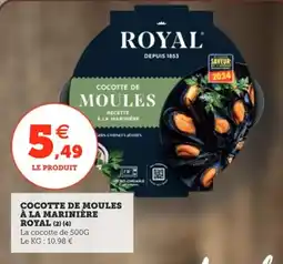 Utile Cocotte de moules à la marinière royal offre