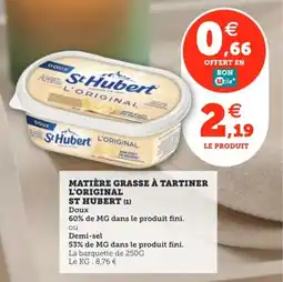 Utile Matière grasse à tartiner l'original st hubert offre