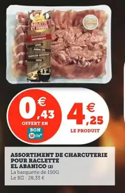 Utile Assortiment de charcuterie pour raclette el abanico offre