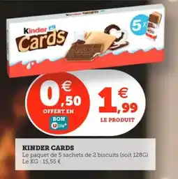 Utile Kinder cards offre