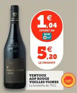 Utile Ventoux aop rouge vieilles vignes offre