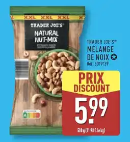 ALDI Trader joe's mélange de noix offre