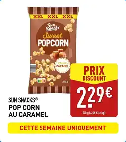 ALDI Sun snacks pop corn au caramel offre