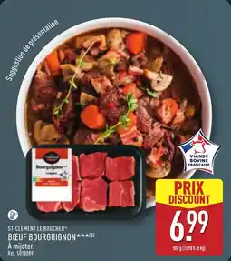 ALDI St-clément le boucher boeuf bourguignon offre