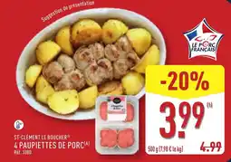 ALDI St-clément le boucher 4 paupiettes de porc offre