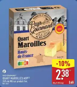 ALDI Pays gourmand quart maroilles aop offre
