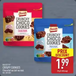 ALDI Biscotto crunchy choco cookies offre