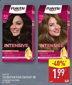 ALDI Palette coloration pour cheveux offre