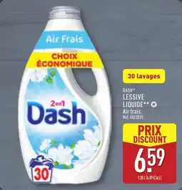 ALDI Dash lessive liquide offre