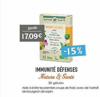 Naturalia Immunité Défenses Nature & Santé offre