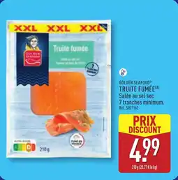 ALDI Golden seafood truite fumée offre