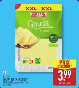 ALDI Milsani gouda en tranches offre