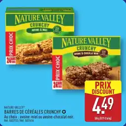 ALDI Nature valley barres de céréales crunchy offre