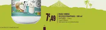 naturéO Huile Vierge De Coco équitable - 500 Ml offre