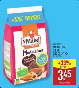 ALDI St michel madeleines cœur chocolat offre