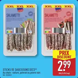 ALDI Sticks de saucissons secs offre
