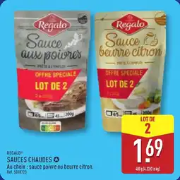 ALDI Regalo sauces chaudes offre