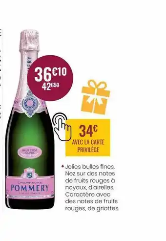Nicolas Champagne Pommery offre