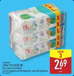 ALDI Chérubin lingettes bébé offre