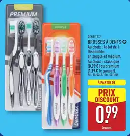 ALDI Dentitex brosses à dents offre