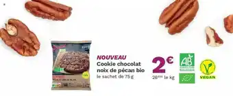 Picard Cookie Chocolat Noix De Pécan Bio offre