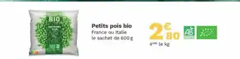 Picard Petits Pois Bio offre