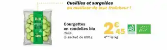 Picard Courgettes En Rondelles Bio offre
