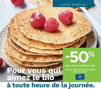 Picard 2ème Produit Bio offre