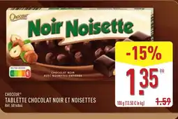 ALDI Choceur tablette chocolat noir et noisettes offre
