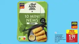 ALDI Asia green garden 10 mini nems aux légumes offre