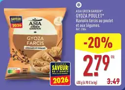 ALDI Asia green garden gyoza poulet offre