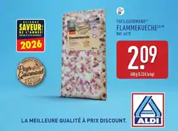 ALDI Pays gourmand flammekueche offre