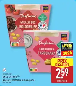 ALDI Daylicious gnocchi box offre