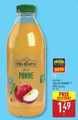 ALDI Rio d'oro jus de pomme offre