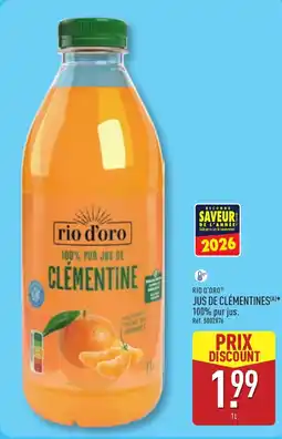 ALDI Rio d'oro jus de clémentines offre
