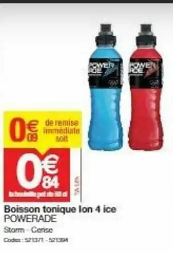 Promocash Boisson Tonique Ion 4 Ice Powerade offre