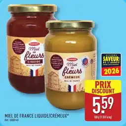ALDI Miel de france liquide crémeux offre