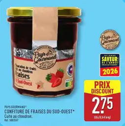 ALDI Pays gourmand confiture de fraises du sud-ouest offre
