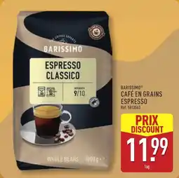 ALDI Barissimo café en grains espresso offre