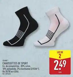 ALDI Crane chaussettes de sport offre
