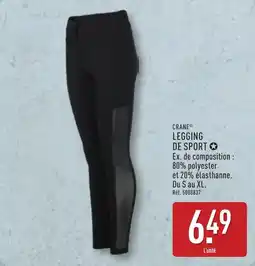 ALDI Crane legging de sport offre